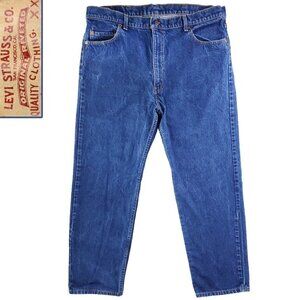 Levi's 505 Vintage Made USA Jeans Denim Tapered Men's "42x30" Actual 40x29